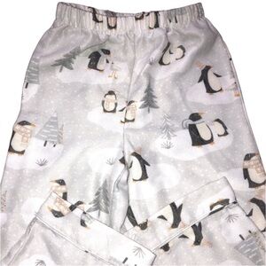Pottery Barn Boys 4T Penguin Christmas Pajama Bottoms